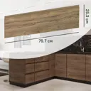 Фасад кухонного шкафа Токио 79.7x25.3 см KONSENSA ЛДСП цвет темное дерево