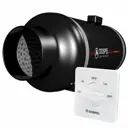 Вентилятор канальный вытяжной Dospel TURBO SILENT D150 мм 44 дБ 460 м³/ч цвет черный