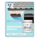 Краска резиновая универсальная Malare ProfleX Latex быстросохнущая полуглянцевая цвет молочный шоколад 0.5 кг