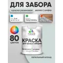 Краска для деревянного забора Malare дзабкрыш_608 Wood антисептическая быстросохнущая без запаха полуглянцевая пепельный блонд 2 кг