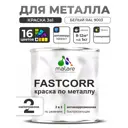 Краска по металлу и ржавчине Malare FastCorr износостойкая быстросохнущая цвет RAL 9003 белый глянцевая 2 кг