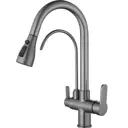 Однорычажный смеситель с подключением к фильтру для питьевой воды Shimizu Water Filter Grey smz излив 42 см цвет серый