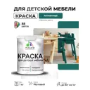 Краска для мебели Malare Latex экологичная без запаха матовая цвет атлантида 1 кг