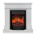 Каминокомплект Realflame Selena STD GR-P712 с очагом Majestic Lux BL 1500Вт платина