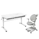 Комплект Cubby парта Iris Grey и кресло кресло Agosto Grey