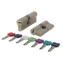 Цилиндровый механизм Punto MaxPro7000Key80mm (35+10+35) SN никель 7key
