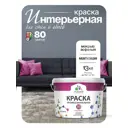 Краска интерьерная Malare Professional Euro №20 быстросохнущая матовая цвет мокрый асфальт 9 л