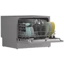 Отдельностоящая посудомоечная машина Candy CP 6F51LS-08 серебристая 55 см 5 программ цвет серебристый