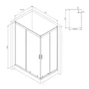 Душевой уголок Am.pm HIT WHTG-404-120280-MT_7214 прямоугольный 120x80см хромированный профиль эффект стекла прозрачный