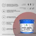 Грунт-эмаль для пластика Malare FastCorr быстросохнущая матовая цвет коричневый 12.5 кг