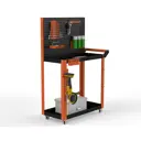 Тележка инструментальная Metalex 118235 Тип 4 800x400x700 мм 2 полки