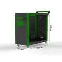 Тележка инструментальная Metalex 118341 Тип 3 800x400x900 мм 2 полки