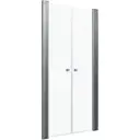 Душевая дверь Triton 247145 90см эффект стекла прозрачный распашной