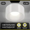 Светильник точечный накладной светодиодный Citilux Rover Cl743090n 9 Вт нейтральный белый свет цвет белый