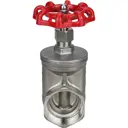 Задвижка ручная клиновая DN.ru D040-09007 DN14 PN16 1/2" ВР с выдвижным шпинделем нержавеющая сталь