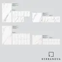 Керамогранит Kerranova Butik K-2021/LR/600x1200 60x120см цвет белый