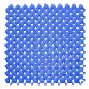 Модульный коврик Пластфактор Aqua 34x34см цвет синий, 12шт