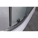 Душевой уголок Esbano ESR-8005 595372 1/4 круга 80х80см серебро профиль эффект стекла прозрачный