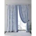 Комплект штор At home Базовая коллекция AT945796 на шторной ленте 280x150 см цвет синий