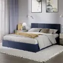 Кровать Трия Лора 160x89x34 см ЛДСП цвет синий