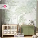 Фотообои 3D Barton Wall 3D Сказочный лес Природа Заяц K32103_Z 270x300 см