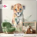 Фотообои 3D Barton Wall 3D Детские Львенок K32204_B 270x400 см