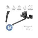 Смеситель для ванны Esko line Sturdy EL_STR 31 Black однорычажный с душевой лейкой цвет черный матовый