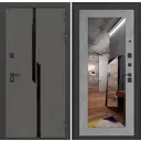 Входная дверь Labirintdoors Карбон 205x88см правый цвет бетон светлый/лофт графит с зеркалом П18
