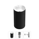 Напольная раковина отдельностоящая Wellsee Chalice Perfection 20213018R размер 45x45x85 см, с донным клапаном и сифоном