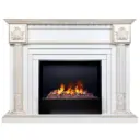 Каминокомплект Realflame Imperia 26 WT с очагом Cronus (CSTS63) 250Вт белый дуб с золотой патиной