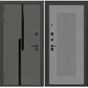 Входная дверь Labirintdoors Карбон 205x96см левый цвет серый софт рельеф/лофт графит с панелью П30