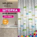 Шторка для ванной комнаты Melodia Della Vita 14870 200x180см цвет разноцветный