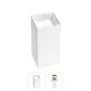 Напольная раковина отдельностоящая Wellsee Pure BY Wellsee 20213217R размер 40x40x85 см, с донным клапаном