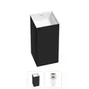 Напольная раковина отдельностоящая Wellsee Pure BY Wellsee 20213241R размер 40x40x85 см, с донным клапаном