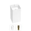 Напольная раковина отдельностоящая Wellsee Pure BY Wellsee 20213268R размер 45x45x85 см, с донным клапаном