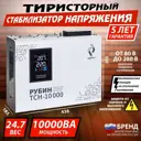 Стабилизатор напряжения Рубин РЭ-ТСН10000 однофазный 10000 ВА 95-250В