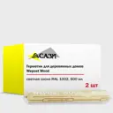 Герметик для дерева Wepost wood теплый шов RAL 1002 светлая сосна 600мл 2шт