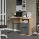 Компьютерный стол Трия Тип 1 246933 110x75x50 см ЛДСП цвет дуб крафт золотой