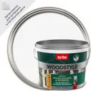 Краска для деревянных фасадов Brite Woodstyle Prof моющаяся матовая цвет белый база А 9 л
