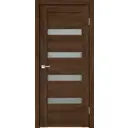 Дверь межкомнатная со стеклом Лайн 2 70x200 см Hardflex цвет дуб тернер венге без замка, без петель