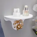 Полка Bogacho Лайм 24x13 см МДФ цвет белый
