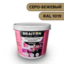 Водно-дисперсионная краска Braiton Премиум Моющаяся интерьерная 14кг цвет серо-бежевый RAL 1019