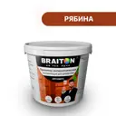 Пропитка Braiton антисептическая акриловая для древесины лессирующая биозащита 10кг цвет рябина