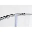 Душевой уголок Cezares Molveno 127371 1/4 круга 90х90см серебристый блеск профиль эффект стекла рифленый