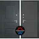 Входная дверь Labirintdoors Атлантик П-11 левый 205x96см софт графит/шагрень