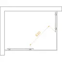 Душевой уголок Rgw Passage 581314 прямоугольный 90x120см серебро профиль эффект стекла матовый