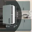 Кухонный шкаф навесной Неман 40x67.6x29 см ЛДСП цвет зеленый