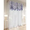 Комплект штор At home Базовая коллекция AT515115 на шторной ленте 250x500 см цвет фиолетовый