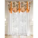 Комплект штор At home Базовая коллекция AT515093 на шторной ленте 250x500 см цвет бежевый