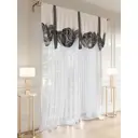 Комплект штор At home Базовая коллекция AT515090 на шторной ленте 250x500 см цвет бежевый